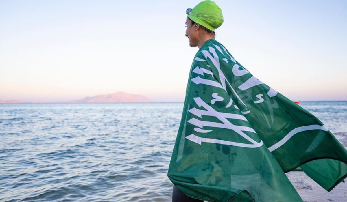 Mariam Bin Laden becomes first Arab woman to swim across Red Sea to Egypt